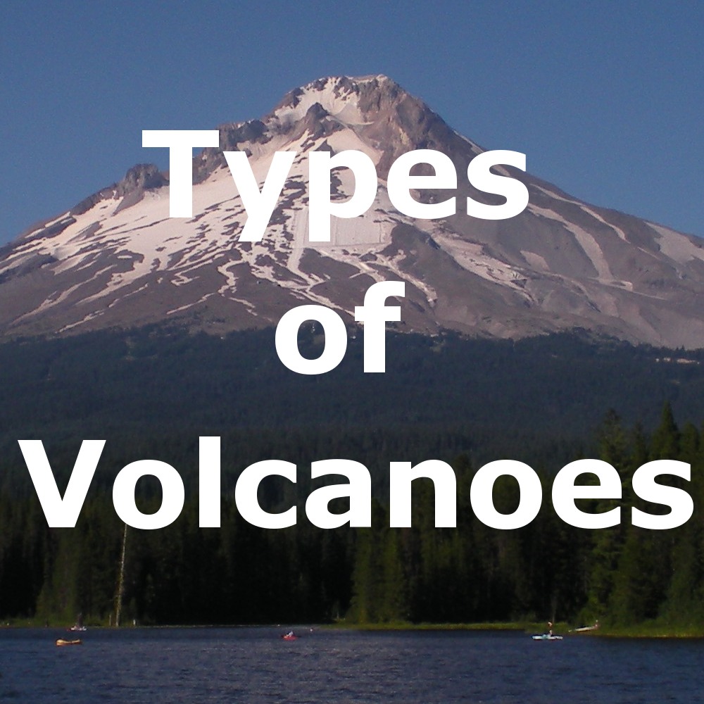 three types of volcanoes and examples